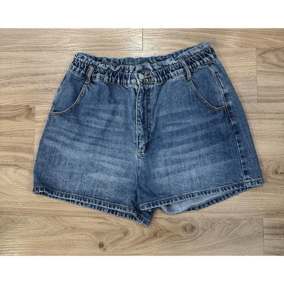 BDG Pants - BDG Urban Outfitters High Rise Pull-On Mom Shorts Denim XL Boho Casual